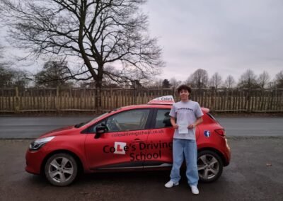 Image of driving test pass for Felix today a Wwwick driving test centre.